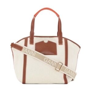 NWT Ganni Small Banner Cotton Tote Bag